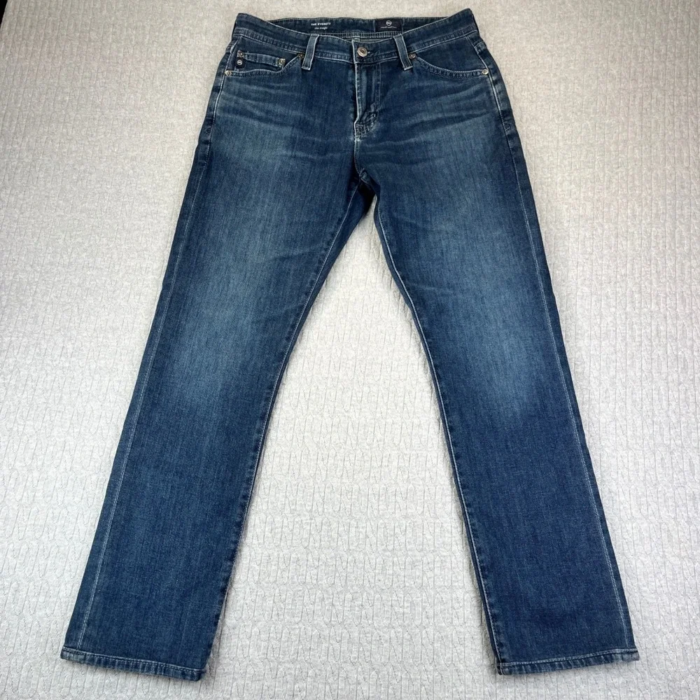 AG Adriano‎ Goldschmied The Everett Slim Straight Jeans Mens Size 29x34